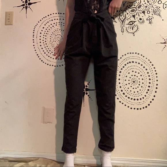 Tie Front Trousers - Picture 3 of 4